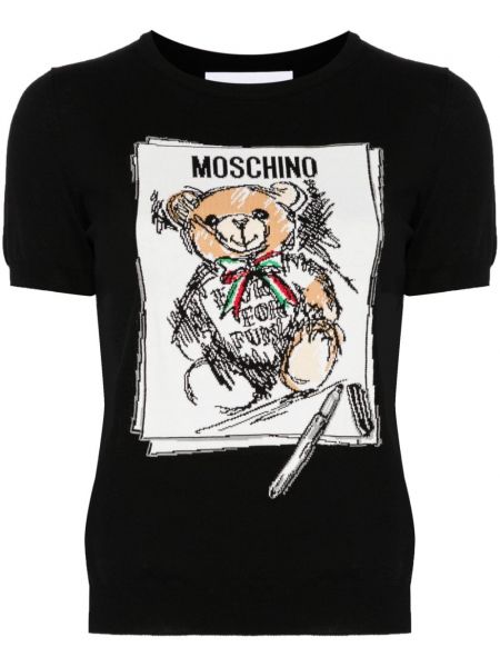 Triko atlet Moschino siyah