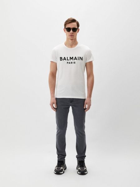 Прямые джинсы Baldinini Trend серые