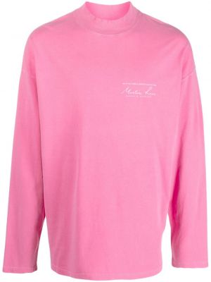 T-shirt con stampa a maniche lunghe Martine Rose rosa