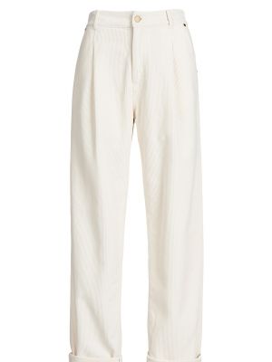Белые прямые брюки Essentiel
