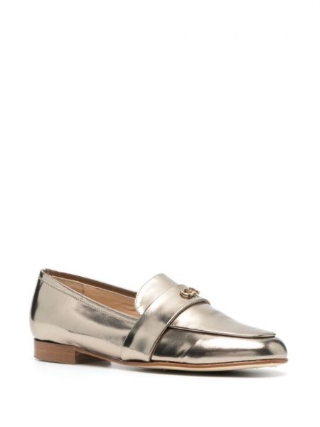 Loafers Casadei gold