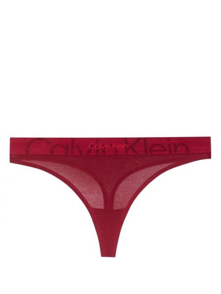 Tanga Calvin Klein rouge