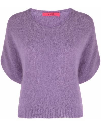 Jersey de tela jersey Roberto Collina violeta