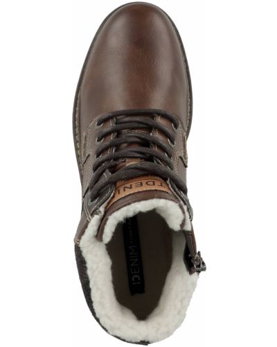 Auliniai batai su raišteliais Tom Tailor Denim ruda