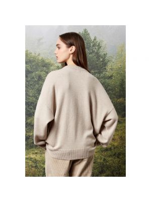 Suéter de cachemir con estampado de cachemira Massimo Alba beige