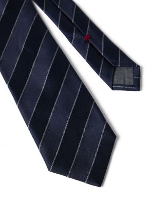 Hedvábná kravata Brunello Cucinelli modrá
