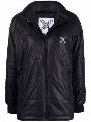 Pernata jakna s printom Kenzo crna