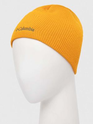 Dzianinowa czapka Columbia pomarańczowa