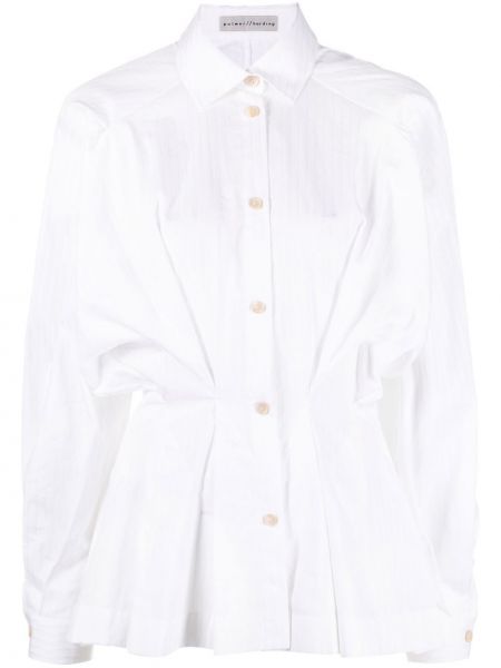 Camicia di cotone Palmer//harding bianco