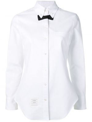 Camisa con lazo Thom Browne blanco