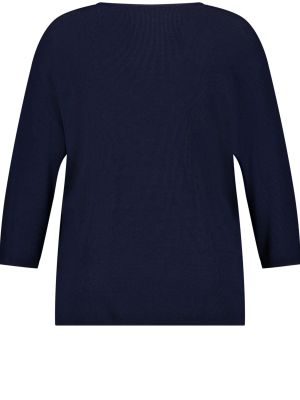 Пуловер Samoon синьо