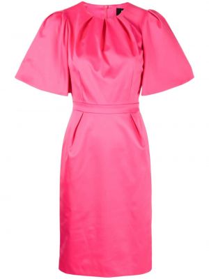 Σατέν κοκτέιλ φόρεμα Paule Ka ροζ