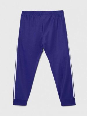 Spodnie sportowe Adidas Originals fioletowe
