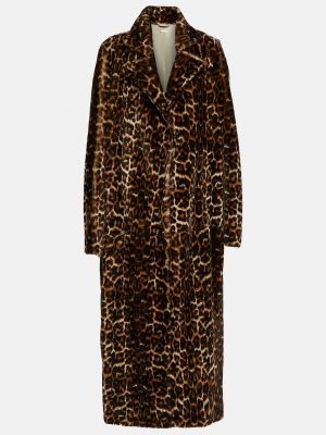 Леопардовое пальто с принтом Dodo Bar Or коричневое