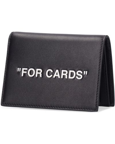 Kožená peňaženka Off-white čierna
