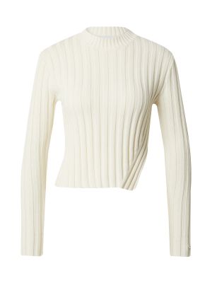 Vlnený sveter Calvin Klein biela