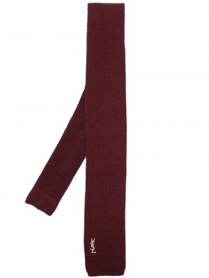 Плетена вратовръзка бродирана Saint Laurent Pre-owned