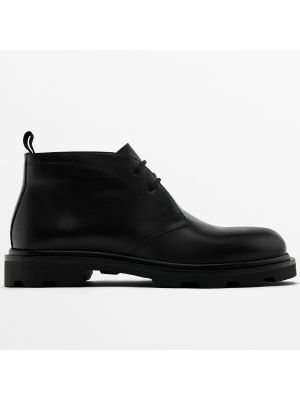 Ботинки Massimo Dutti черные
