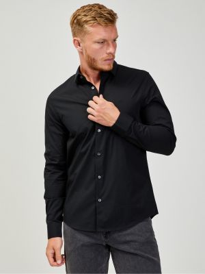 Cămășă de blugi Calvin Klein negru