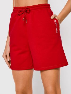 Shorts de sport large Plny Lala rouge