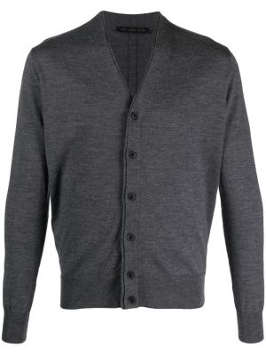 Cardigan en laine Low Brand gris