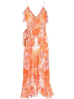 Асиметрична макси рокля Camilla оранжево