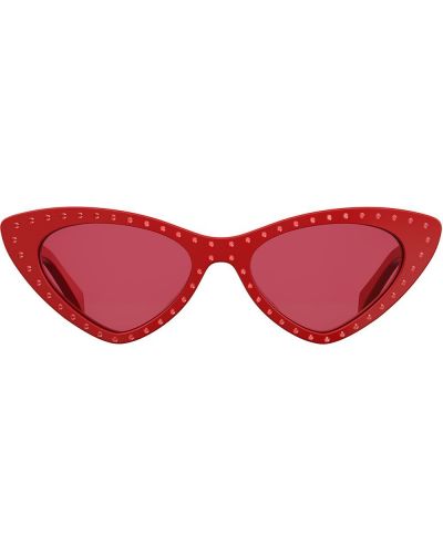Okulary przeciwsłoneczne Moschino Eyewear czerwone