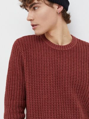 Sweter Hollister Co. bordowy