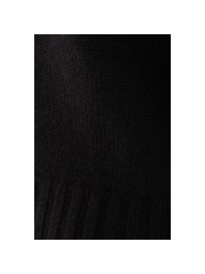 Jersey de tela jersey con estampado de cachemira con trenzado Max Mara negro