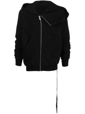 Bomull zip hettegenser Rick Owens Drkshdw svart