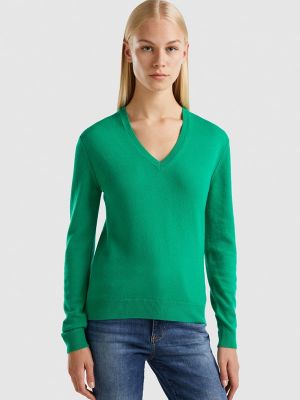 Пуловер United Colors Of Benetton зеленый