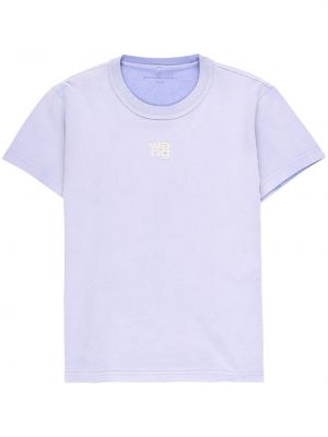 T-shirt avec applique Alexander Wang violet