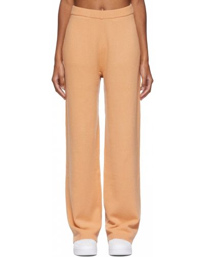 Oranžové vlněné kalhoty Victor Glemaud
