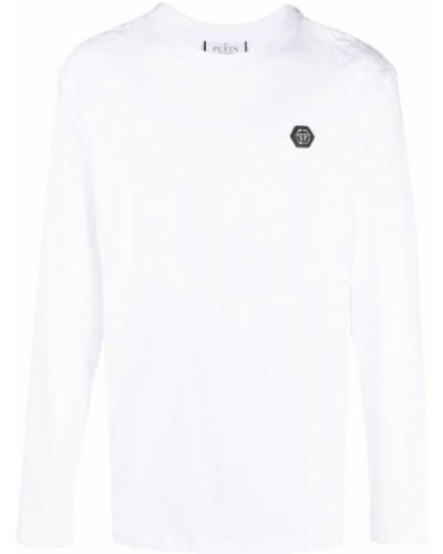 Långärmad t-shirt Philipp Plein vit