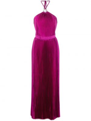 Sukienka koktajlowa plisowana L'idée fioletowa