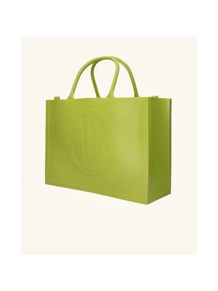 Bolso shopper Armani Exchange verde