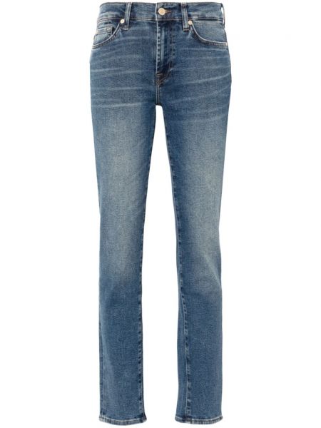 Slim fit jeans 7/8 7 For All Mankind blau