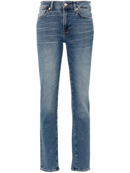 Džinsai 7/8 slim fit 7 For All Mankind mėlyna