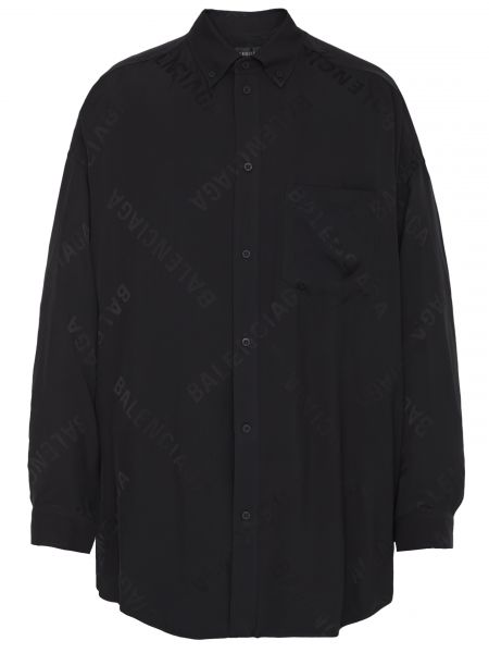 Рубашка Balenciaga черная