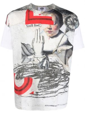 T-shirt con stampa Junya Watanabe Man bianco