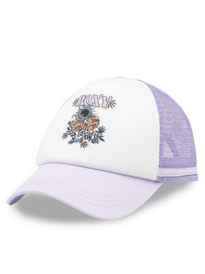 Kepurė su snapeliu Roxy violetinė