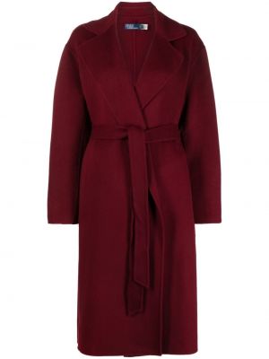 Laza szabású kabát Polo Ralph Lauren piros