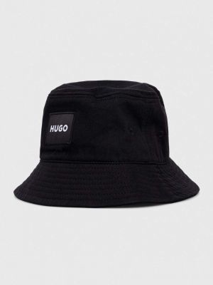 Bavlněný čepice Hugo černý