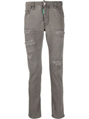 Nødlidende stretch jeans Dsquared2 grå