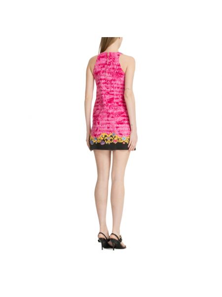 Mini vestido Versace Jeans Couture rosa