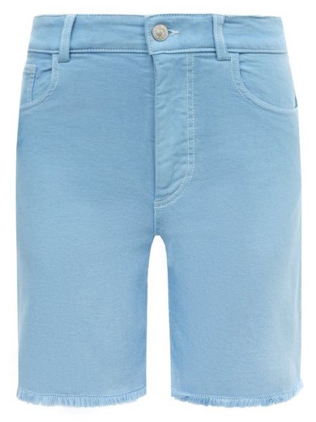 Голубые джинсовые шорты Marni