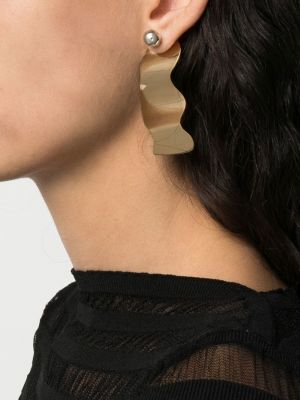 Boucles d'oreilles à boucle Issey Miyake