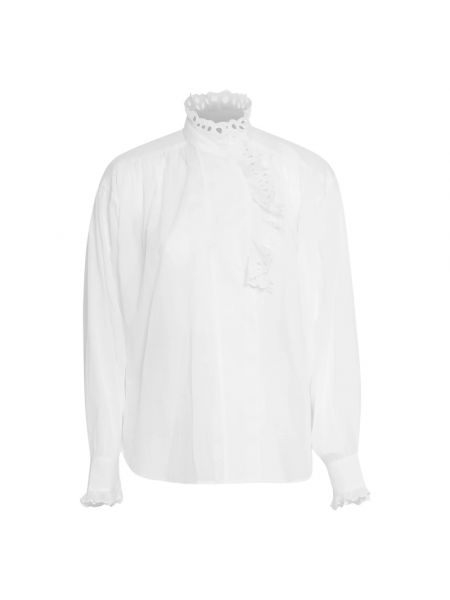 Bluzka na guziki Isabel Marant Etoile biała