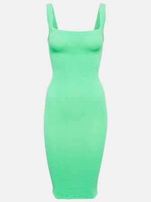 Midi šaty Hunza G zelená