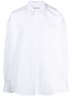 Chemise avec manches longues Alexander Wang blanc